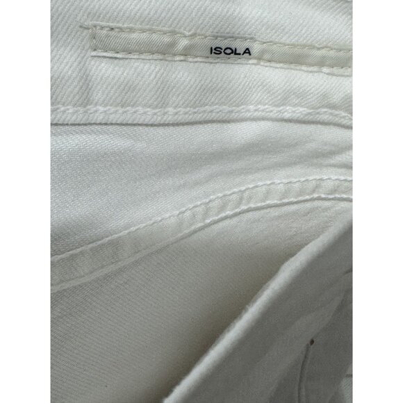 CITIZENS of HUMANITY Isola Cropped Boot Women White Jeans 33 - Picture 6 of 7